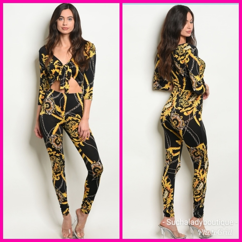 Deziner print jumpsuit
